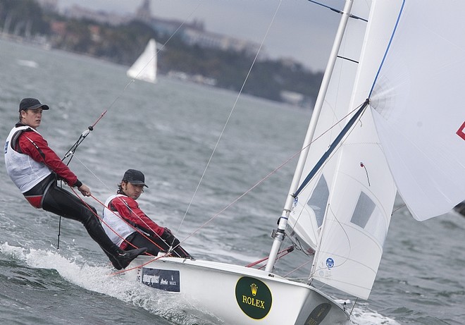 Stuart McNay, Graham Biehl, 470-Men, USA 1713, USA - Miami OCR &copy;  Rolex/Daniel Forster http://www.regattanews.com